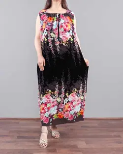 سارافون حاشیه دار نچرال 513 - بلوط مد