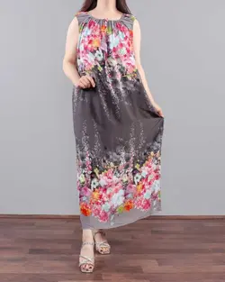 سارافون حاشیه دار نچرال 513 - بلوط مد