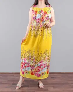 سارافون حاشیه دار نچرال 513 - بلوط مد