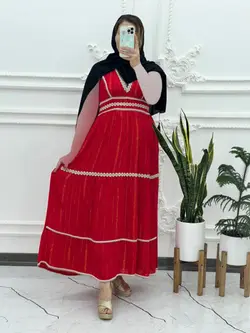 سارافون ساحلی لامبادا مارکدار طلاکوب 1364 - بلوط مد