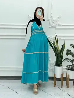 سارافون ساحلی لامبادا مارکدار طلاکوب 1364 - بلوط مد