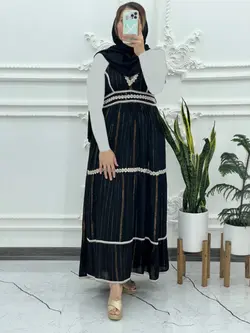 سارافون ساحلی لامبادا مارکدار طلاکوب 1364 - بلوط مد