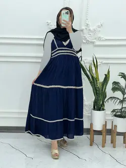 سارافون ساحلی لامبادا مارکدار طلاکوب 1364 - بلوط مد