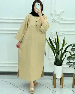 کفتان لینن دوجیب 1300 - بلوط مد