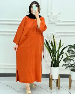 کفتان لینن دوجیب 1300 - بلوط مد