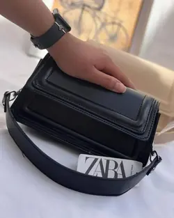 کیف دو دوخت چرم مصنوعی 1192 - بلوط مد