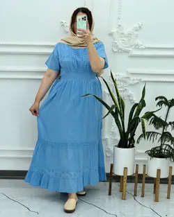 لباس ساحلی سلن آستین کوتاه دوازده 4112 - بلوط مد