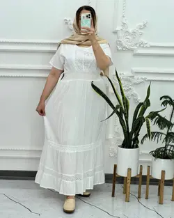 لباس ساحلی سلن آستین کوتاه دوازده 4112 - بلوط مد