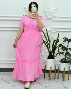 لباس ساحلی سلن آستین کوتاه دوازده 4112 - بلوط مد