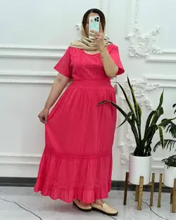 لباس ساحلی سلن آستین کوتاه دوازده 4112 - بلوط مد