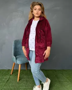 مانتو مخمل کبریتی zara - بلوط مد