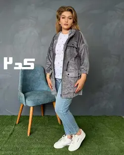 مانتو مخمل کبریتی zara - بلوط مد