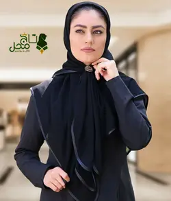 مقنعه پروانه ای (ساده حریر )