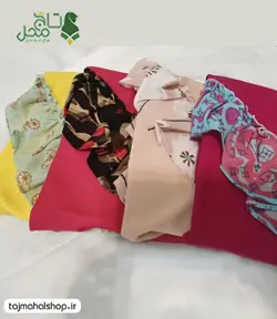 مقنعه چیندار بچه گانه ژورژت