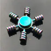 اسپینر فلزی شش پر مدل رنگین کمانی