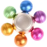 اسپینر فلزی 6 پره توپی رنگی