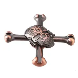 فیجیت اسپینر فلزی چهار پر اسکلتی - Skull