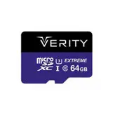 کارت حافظه میکرو اس دی 64 گیگابات وریتی به همراه اداپتور - Verity Class10 UHS-I U3 80MBps microSDHC With Adapter 64GB