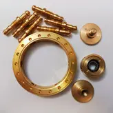 اسپینر فلزی شش پر طرح سکان کشتی