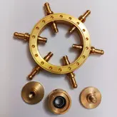 اسپینر فلزی شش پر طرح سکان کشتی