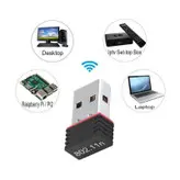 دانگل وای فای بدون آنتن 802IIN USB 2.0 با سرعت 300mbps