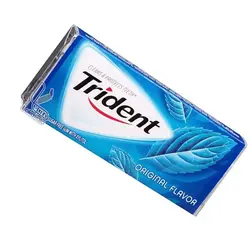 آدامس Trident بدون قند نعناع اصلی 18 عددی