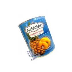 کمپوت آناناس حلقه شده در شربت سبک آل صباح (AL-SABAH) 560 گرم