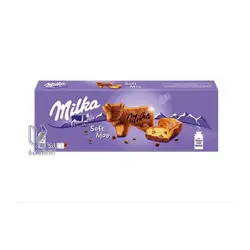 کیک نرم میلکا با تکه های شکلات شیری 5 عددی 140 گرم