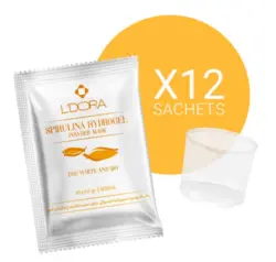 ماسک پودری اسپیرولینا هیدروژلی حاوی سفیده تخم مرغ و کیوتن لدورا هربال 12 عددی - لیزر یاقوت | کلینیک لیزر و فروشگاه اینترنتی