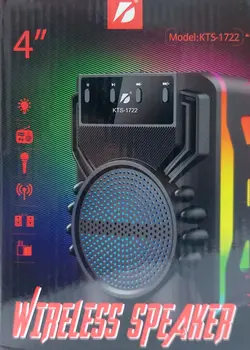 اسپیکر بلوتوثی قابل حمل مدلkts-1722