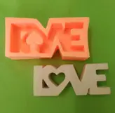 قالب سیلیکونی مدل گلجای شیشه خور لاو