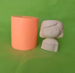 قالب سیلیکونی مدل گلدان طرح دختر