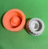 قالب سیلیکونی مدل جا شمعی لوزی و جا وارمری