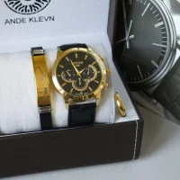 ست ساعت مردانه ست کادویی مردانه ساعت و دستبند و انگشتر ارسال رایگان