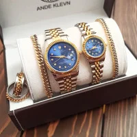 ست ساعت و دستبند و انگشتر کاپلی و زیبا ارسال رایگان