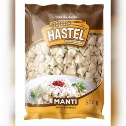 پاستا ترکیه ای هاستل مانتی سویا – l 400 گرم Hastel.