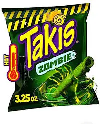 چیپس تند مکزیکی تاکیز مدل زامبی takis zombie (28 گرم)