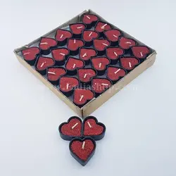 شمع وارمر قلب اکلیلی قرمز