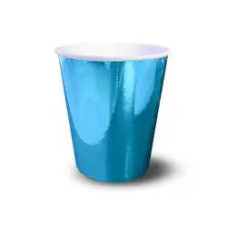 پاپ کرن سطلی متالایزر آبی