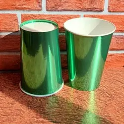 پاپ کرن سطلی متالایزر سبز