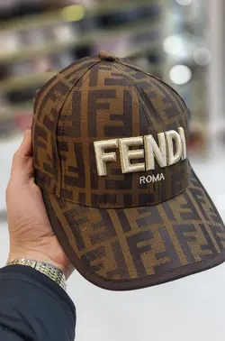 کلاه FENDI ROMA (قهوه ای) کد 4195 - هامیز