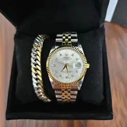 ست ساعت رولکس و دستبند