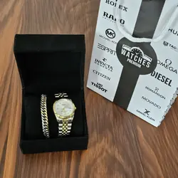 ست ساعت رولکس و دستبند