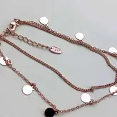 پابند دخترانه زنانه سکه ای دولاین پولک دار YSX کد50-2012