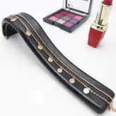 پابند دخترانه زنانه سکه ای دولاین پولک دار YSX کد50-2012