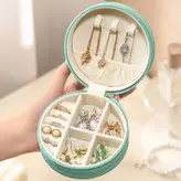 جعبه جوهرات مسافرتی مربع دایره