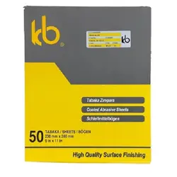 سنباده کاغذی (برگی) قرمز (آلومینیوم اکسید) آبی (پوست آب) kb