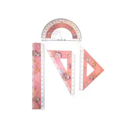 ست گونیا و نقاله یونیکورن بسته 4 عددی