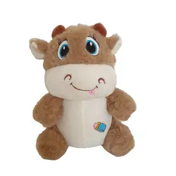 عروسک مدل گاو بچه بطری شیر کد DB20 ارتفاع 23 سانتی‌ متر