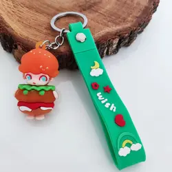 جاکلیدی مدل سیلیکونی طرح دختر همبرگر کد DB20